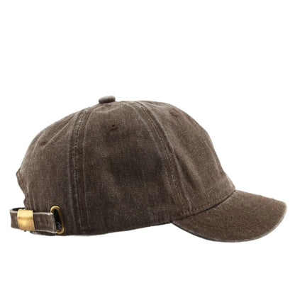 Fashion Solid Color Short Brim Baseball Cap