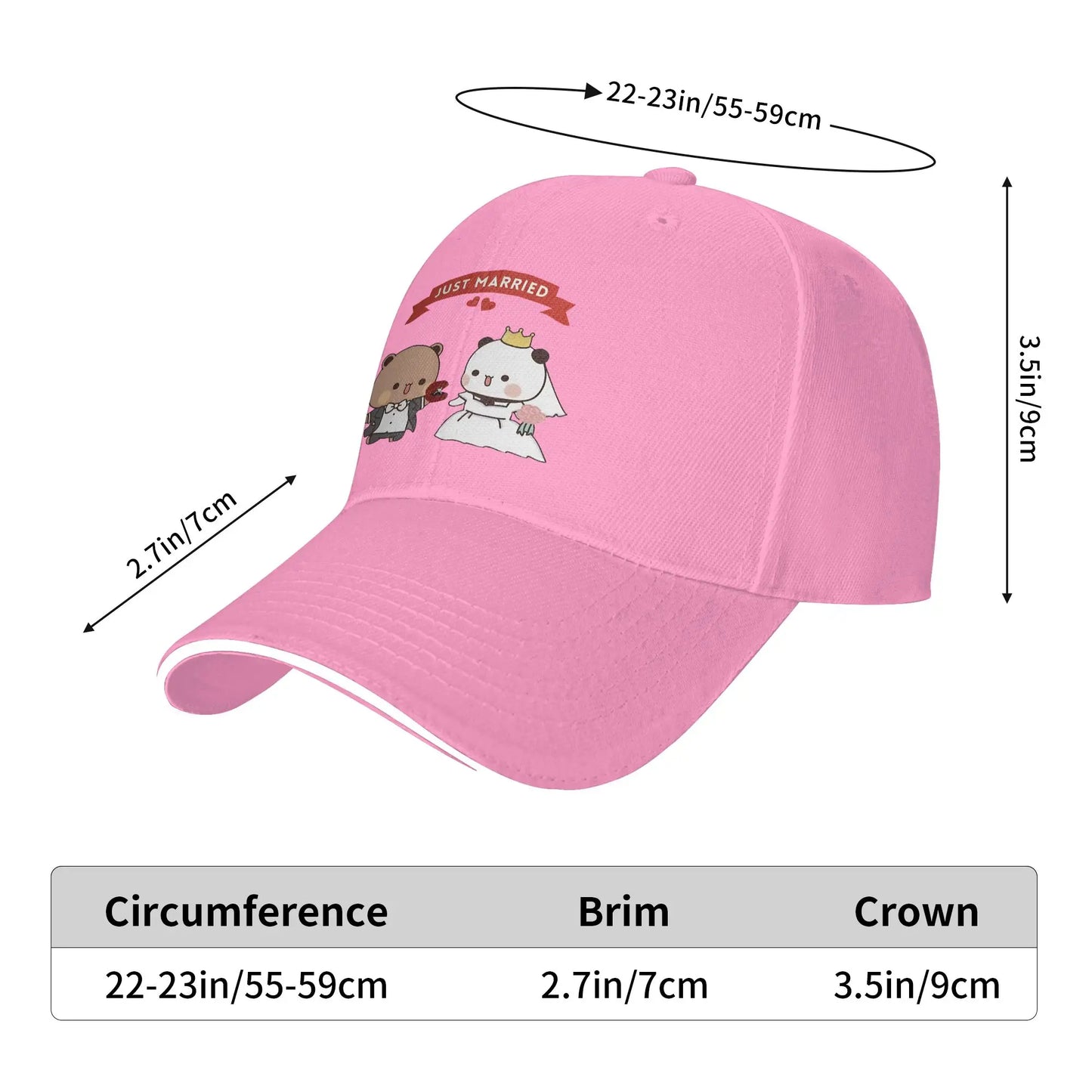 Bubu Dudu Married Casual Baseball Cap
