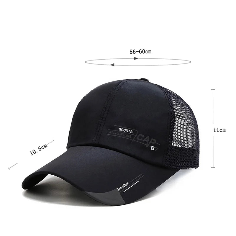 Spring And Summer Men's Sunscreen Baseball Cap