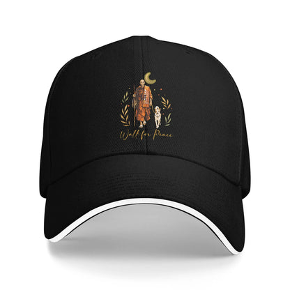 Buddhist Monks Walk For Peace Aloka Dog Casual Baseball Cap