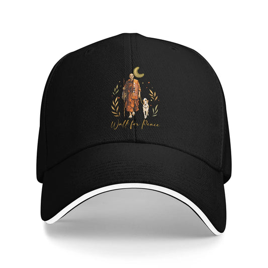 Buddhist Monks Walk For Peace Aloka Dog Casual Baseball Cap