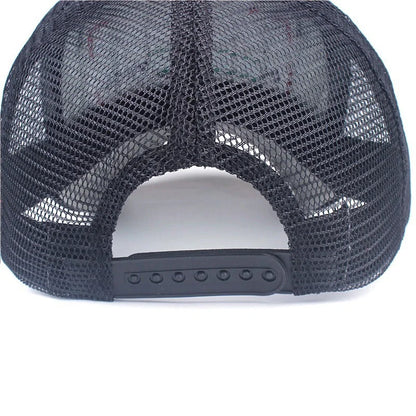 New Mesh Embroidery Letter Awesome Baseball Cap