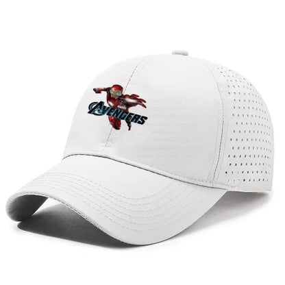 Marvel Summer Sweat-Wicking Breathable Outdoor Sun Hat Baseball Cap