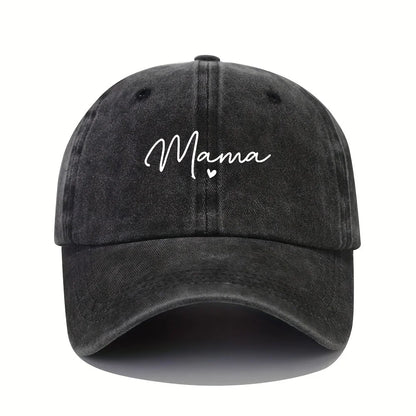 Mom Loves Patterned Printed Baseball Caps