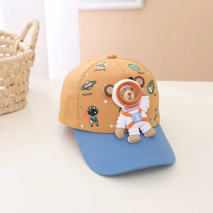 Four Seasons Cotton Cartoon Astronauts Casquette Baseball Cap