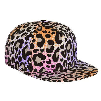 Leopard Print Snapback Cap Men Women