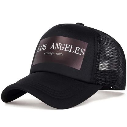 Unisex Los Angeles Print Baseball Net Caps