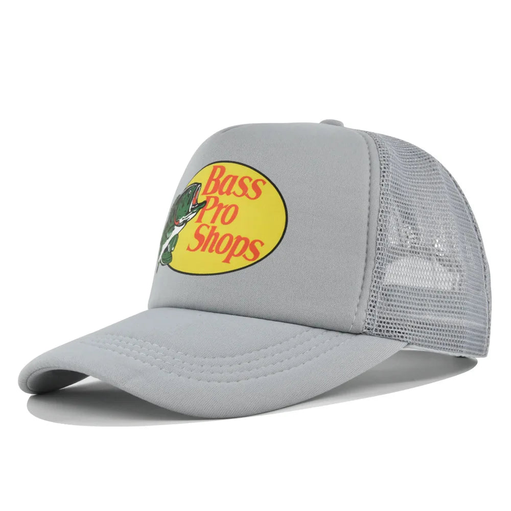 Bass Football Mesh Baseball Cap