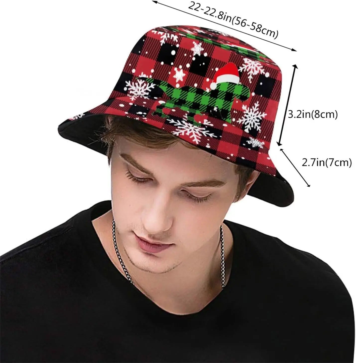 Christmas Bucket Hats Fashion Summer Sun Cap Packable