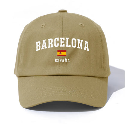 BARCELONA Print Baseball Cap For Adults