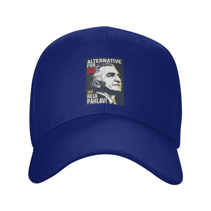 Reza Pahlavi Alternative For Iran Portrait Sun Baseball Cap