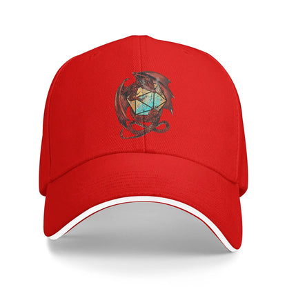D-Dungeon Dragon DnD Master Kpop Rock Hip Hop Hats For Women Men