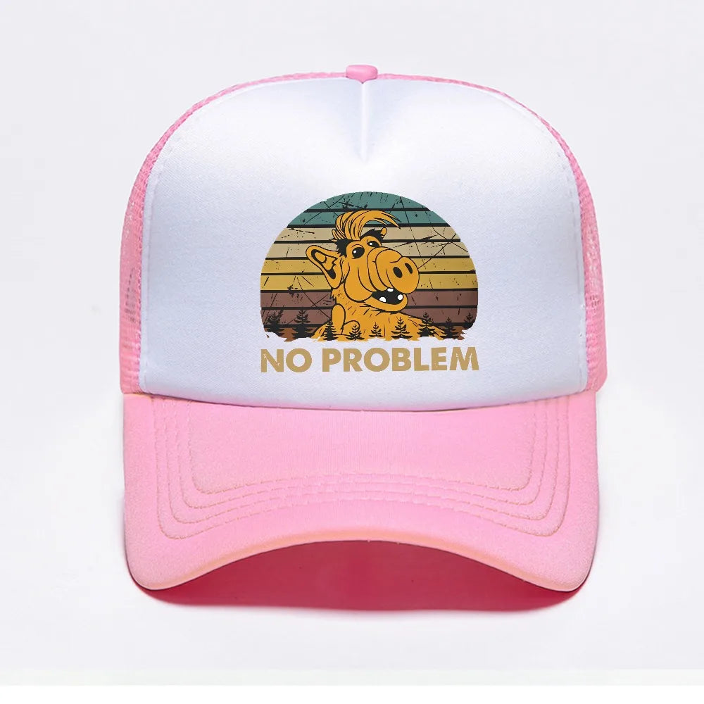 No Problem Hipster Hat ALF The Animated Series Men Baseball Cap