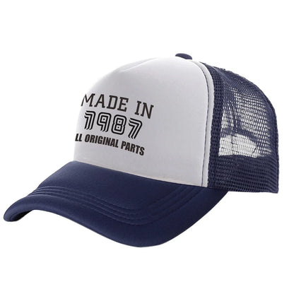Made In 1987 All Original Parts Baseball Caps