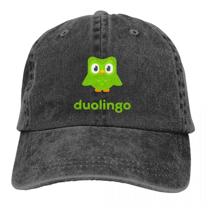 Fashion Duolingo Owl Duo Baseball Caps