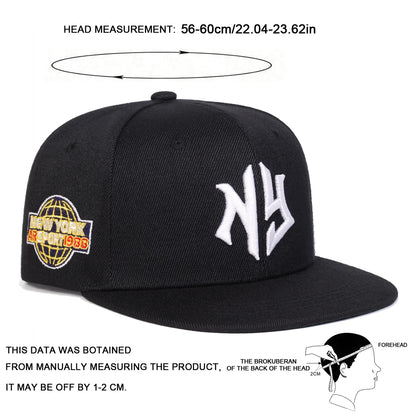 Unisex Letter Embroidery Hip-hop Hats Spring Autumn