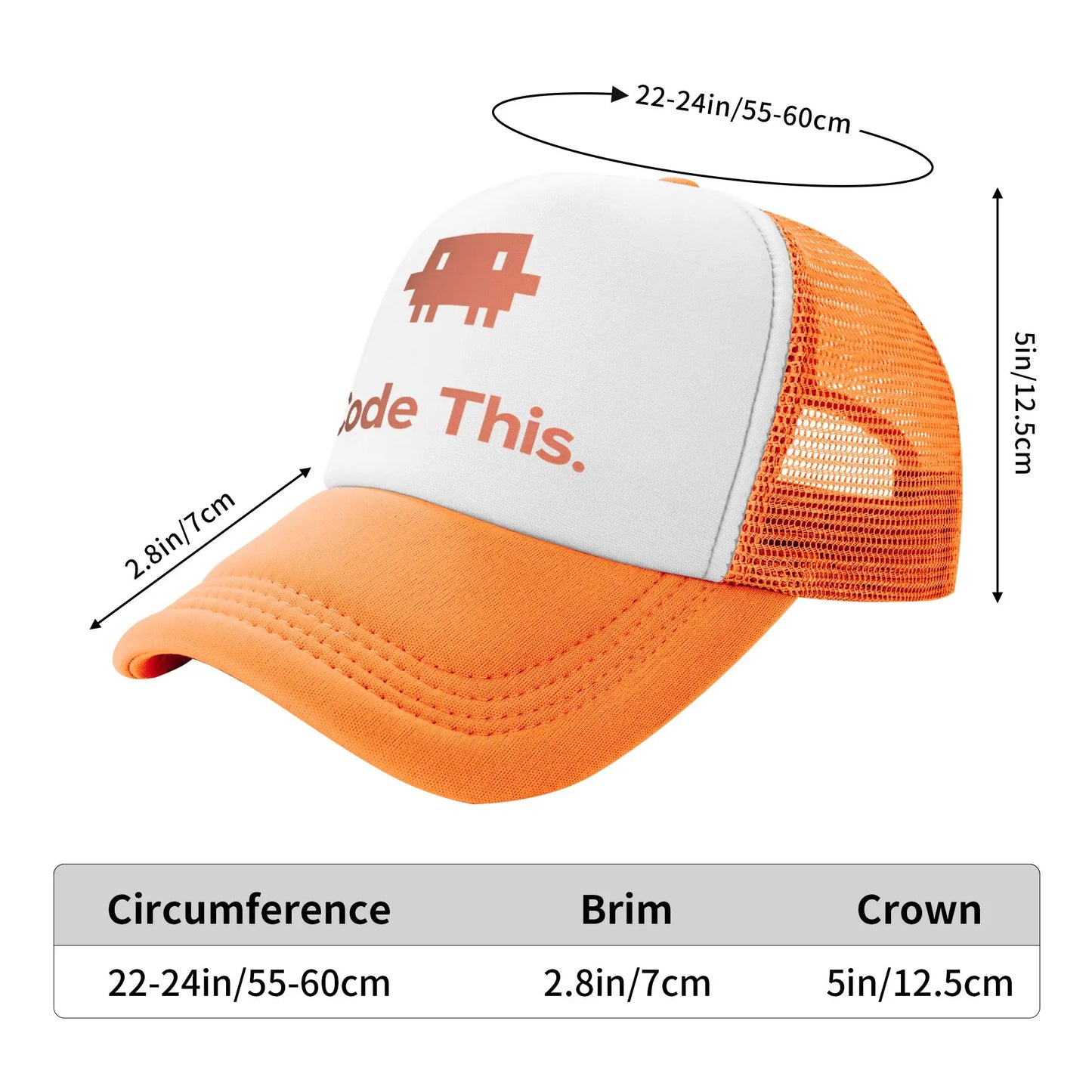 Claude Code Foam Baseball Hats Men Women