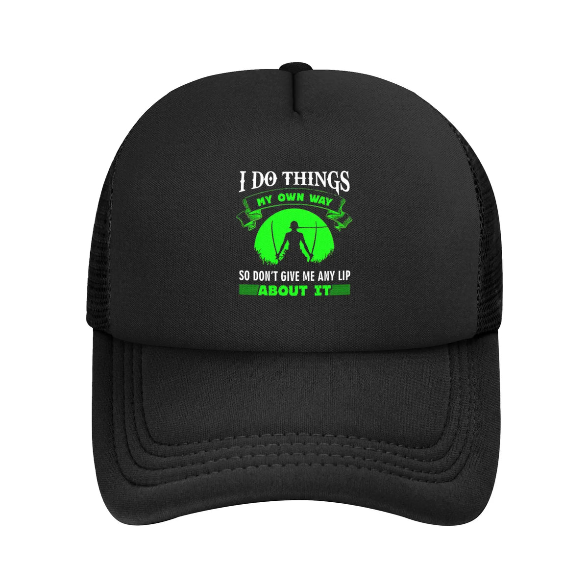 Zoro One-Pieces Flag Mesh Baseball Caps