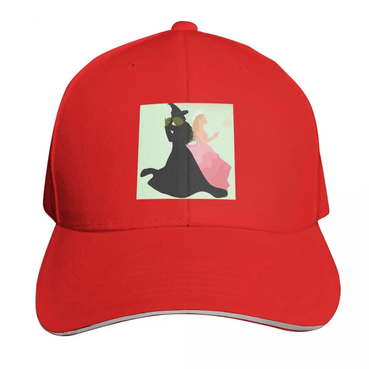 Wicked Movie Glinda And Elphaba Logo Cap Fashion Casual Baseball Caps
