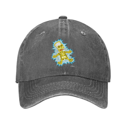 The S-simpson Skeleton Electro Sun Baseball Cap