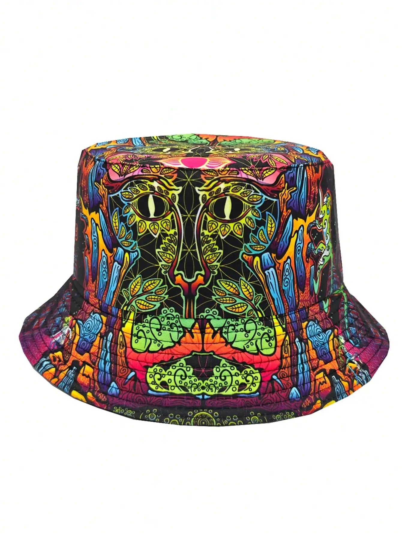 Casual Summer "Peace Love" Print Vacation Bucket Hat