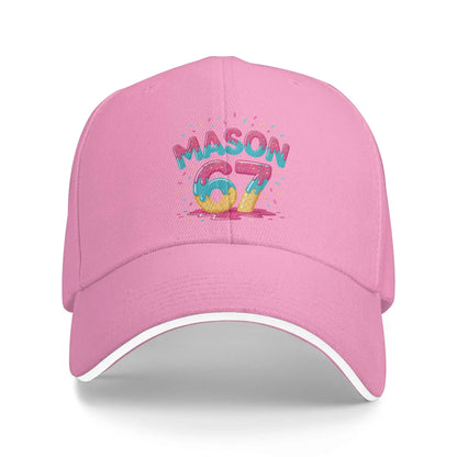 Six Seven Brainrot 67 Meme Baseball Caps