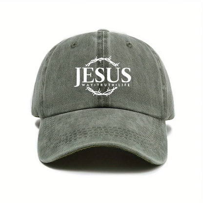 Baseball Caps For Men And Women, Jesus Wreath Design