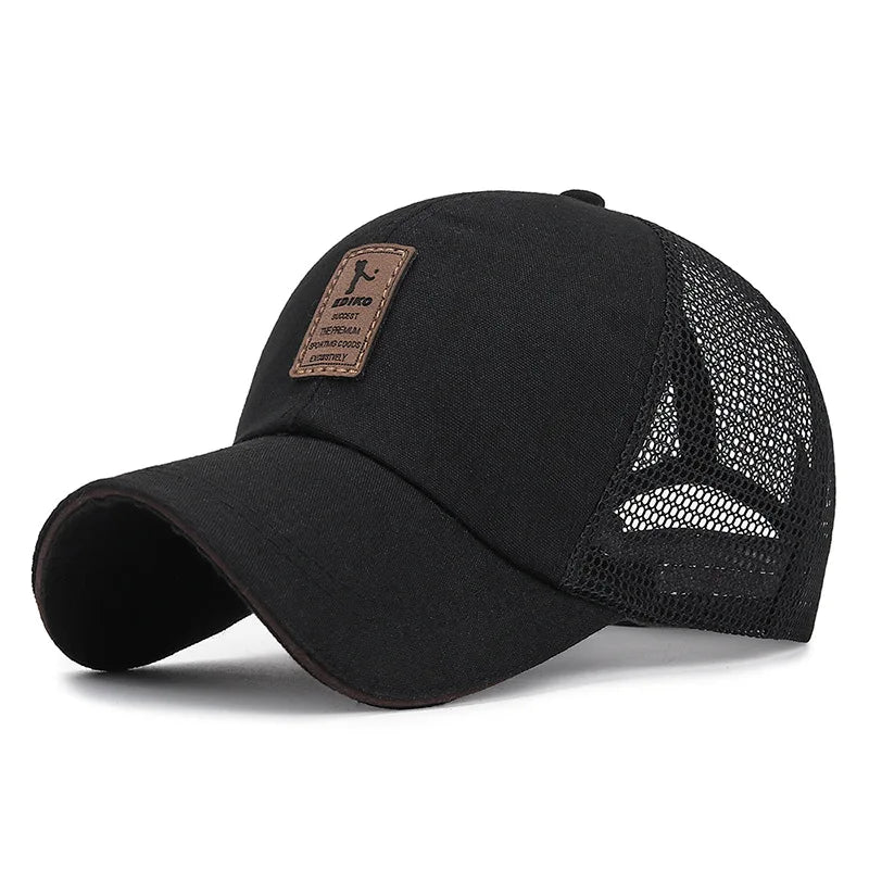 Visor Net Cap Summer Baseball Cap Mesh Men Women