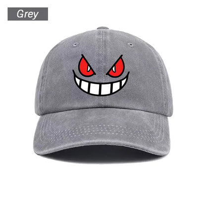 Baseball Cap Ghost Face American Anime Print Graphic