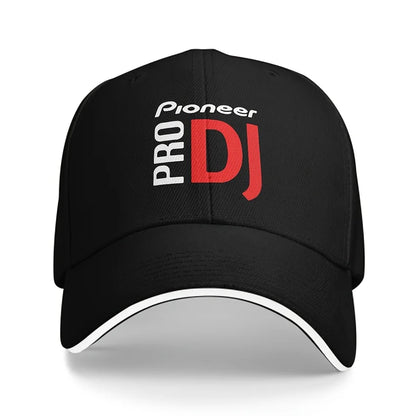 Polyester Pioneer DJ Cap Polyester Casual Alphabet Lightweight Non-Stretch Summer Baseball Cap