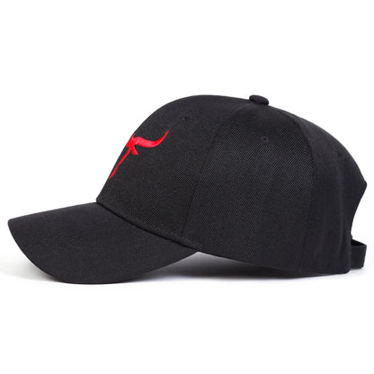 Unisex Personalized Bull Head Embroidery Baseball Caps Spring Autumn