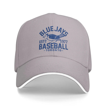 Vintage Blue-Jays-Bird Adjustable Hat Summer Golf Baseball Caps