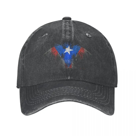 Puerto Rico Flag Baseball Caps