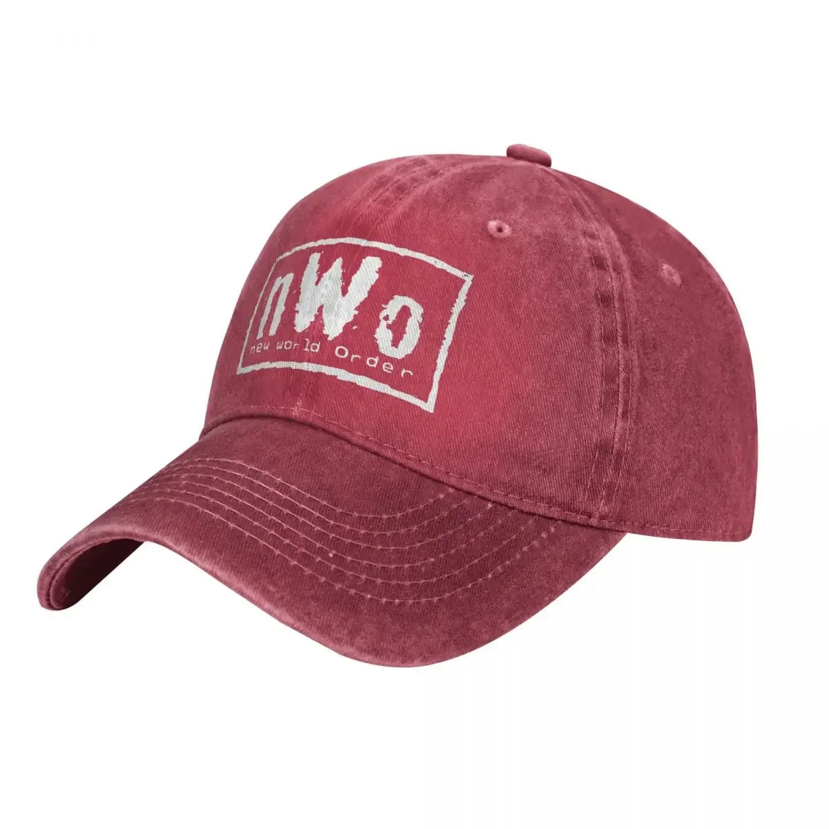 NWO Baseball Cap New World Order Casual Unisex Men Washed Trucker Hat