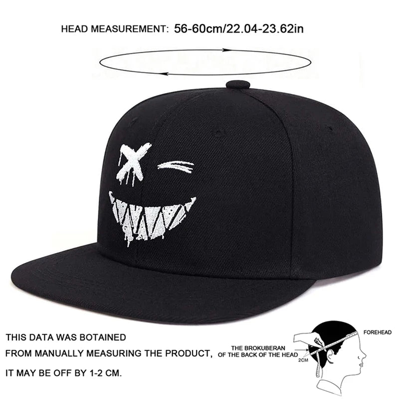 Unisex Personalized Embroidery Hip-hop Hats Spring Snapback Caps