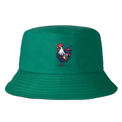 Rugby Coq Mascotte France Bob Chapeau Man Woman Reversible Bucket Hat