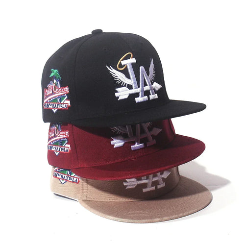2025 New Letter Wing Side Coconut Tree Embroidery High Quality Street Rap Hip Hop Baseball Hat