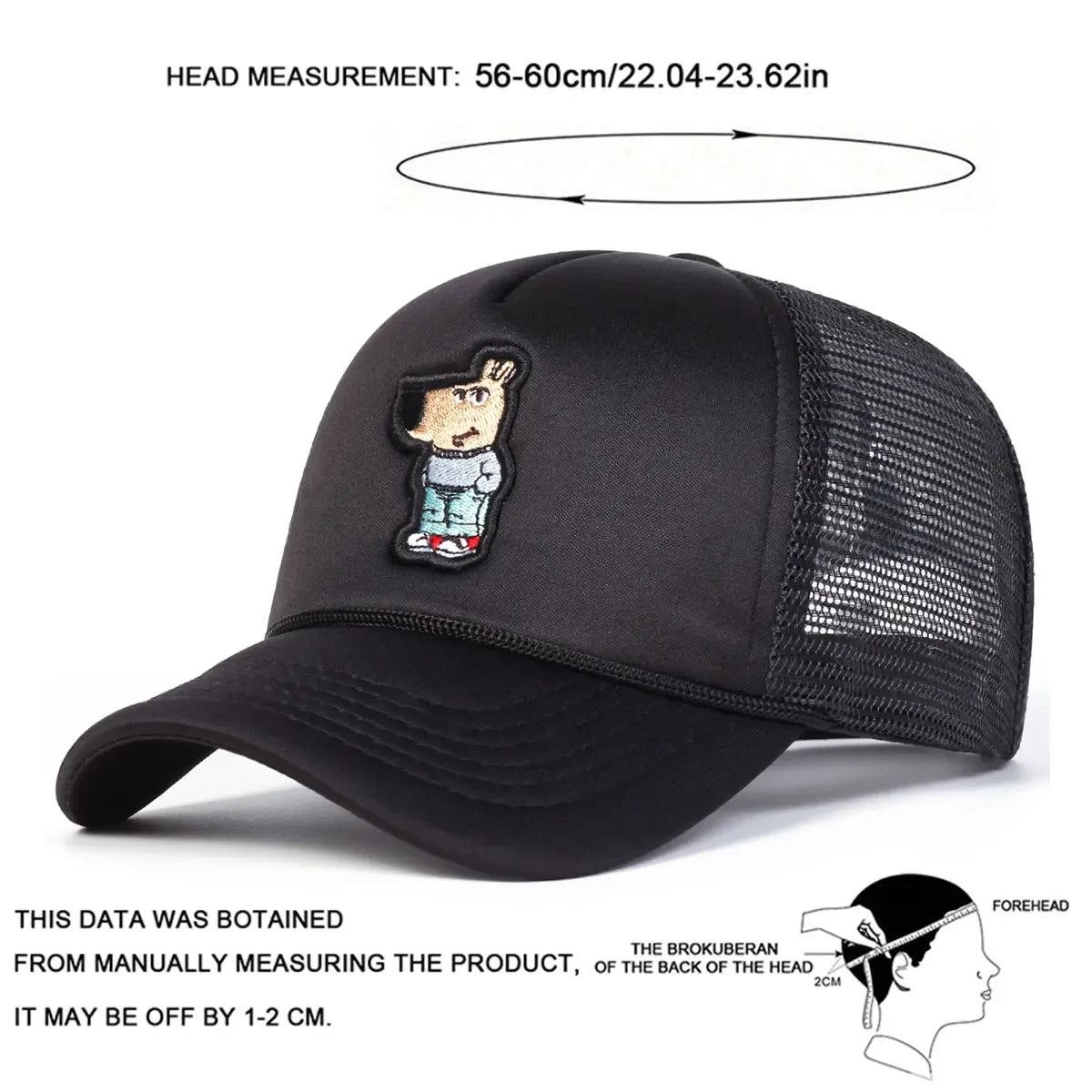 Unisex Cute Kangaroo Embroidery Baseball Net Caps Spring And Summer
