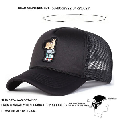 Unisex Cute Kangaroo Embroidery Baseball Net Caps Spring And Summer
