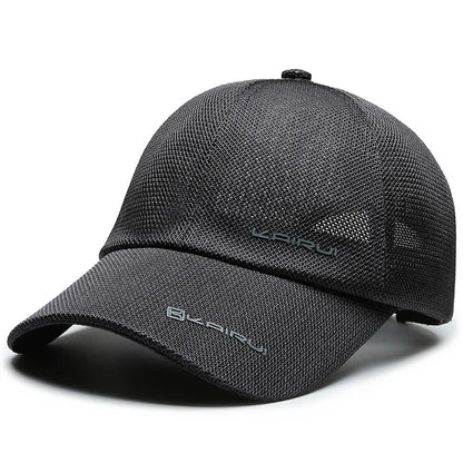 KAIRUI Breathable Full Mesh Hat Men's Trendy Baseball Hat Hip Hop Hat