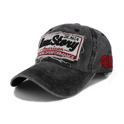Fashion Summer Adult Men Washed Cotton Baseball Caps Outdoor Sport Caps