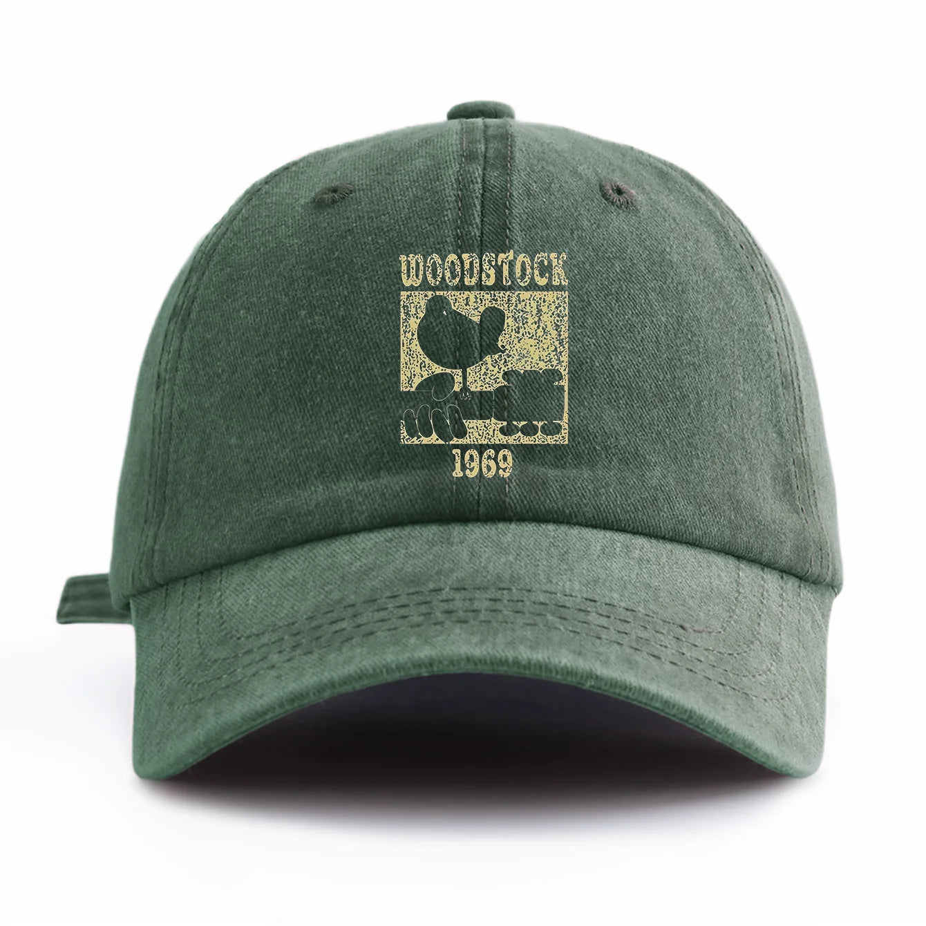 WOODSTOCK Print Washed Baseball Cap For Adults
