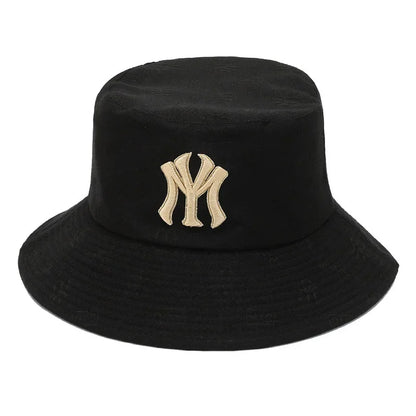 Unisex Letter Embroidery Fisherman Hat Women
