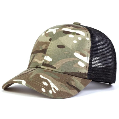 Unisex Camouflage Mesh Baseball Caps