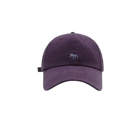 Retro Embroidered Embroidery Baseball Cap Animals Peaked Cap Canvas Baseball Hat