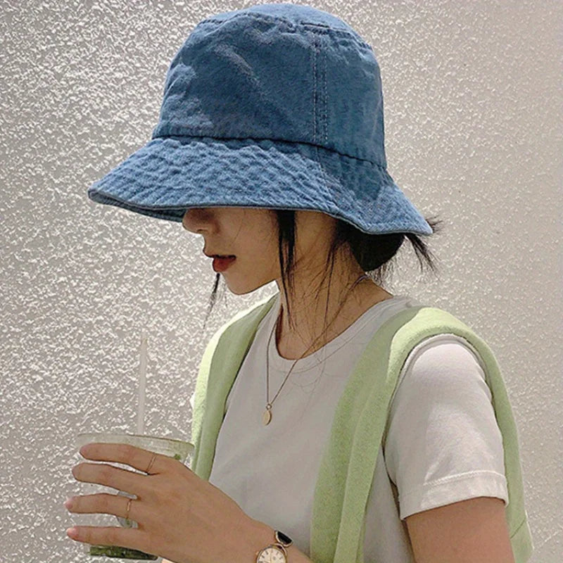 New Denim Fisherman Hat