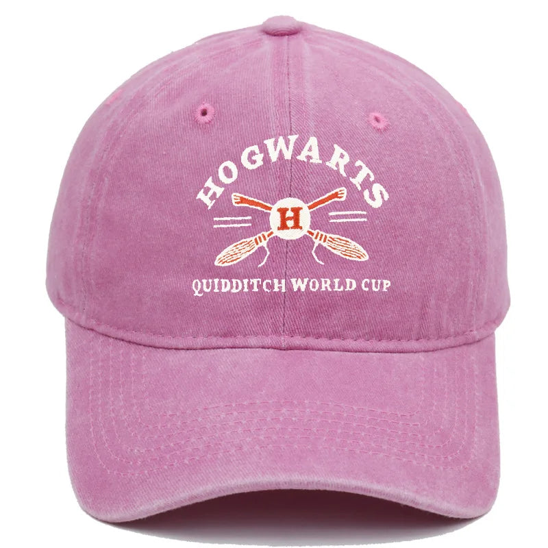 Harry Potter Embroidered Washed Baseball Hat