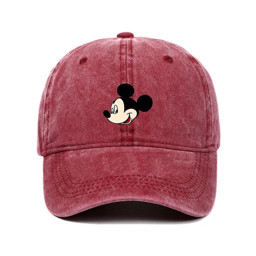 Mickey Mouse Print Kawaii Baseball Cap