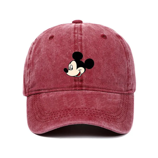 Mickey Mouse Print Kawaii Baseball Cap