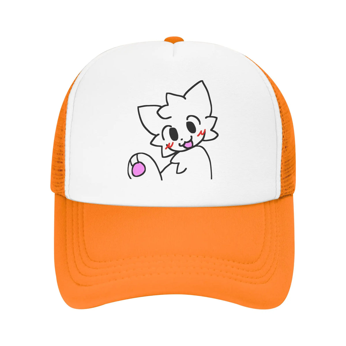 Boykisser Happy Paw Adjustable Mesh Baseball Hat